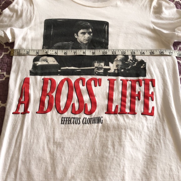 Scarface a Boss Life Tee - Picture 4 of 5